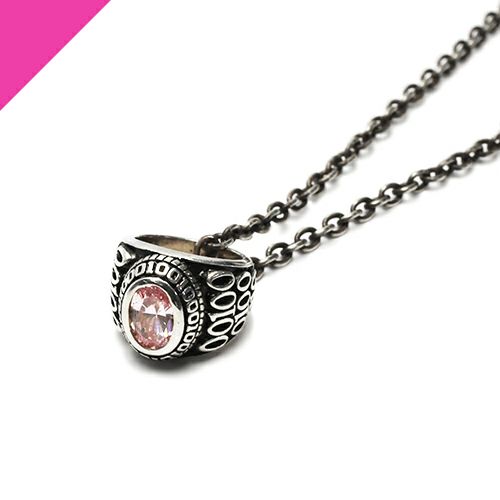 【ジャムホームメイド（JAMHOMEMADE）】10月 誕生石 ベビー カレッジリング ネックレス