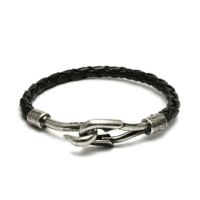 ラグスタイル LUXSTYLE 編み込みレザーブレスレット