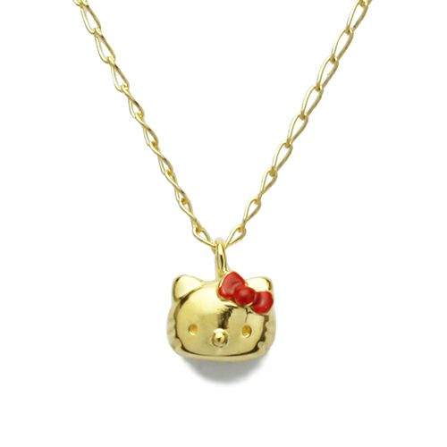 ハローキティ Hellokittyフェイスネックレス ゴールド サンリオコラボ アクセサリー通販のジャムホームメイド Jam Home Made