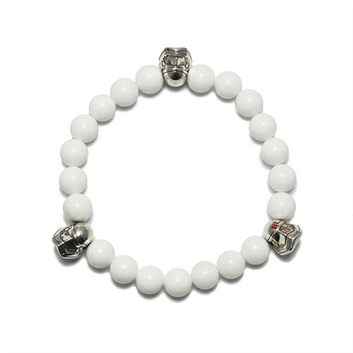 スターウォーズ "STAR WARS™" ストームトルーパービーズブレスレット -WHITE ONYX-