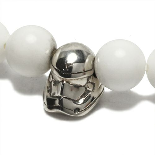 スターウォーズ "STAR WARS™" ストームトルーパービーズブレスレット -WHITE ONYX-