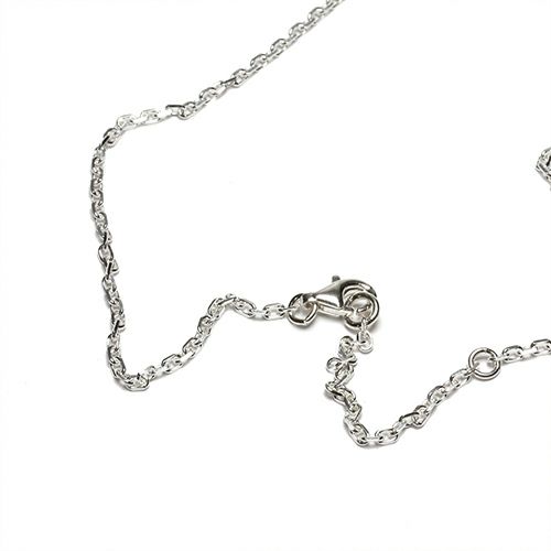 【ジャムホームメイド（JAMHOMEMADE）】6月 誕生石 スケルトン カレッジリング ネックレス M