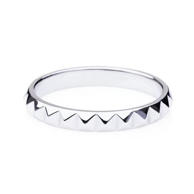 フルエターナルスタッズマリッジリングS-K18WHITEGOLD-/結婚指輪・マリッジリングの写真