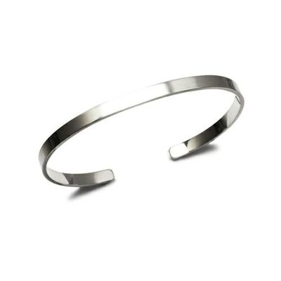 平打ちFORGING（鍛造）バングルS-シルバー925/ブレスレットの写真