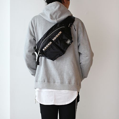 ポーター/PORTER スタッズウエストバッグ