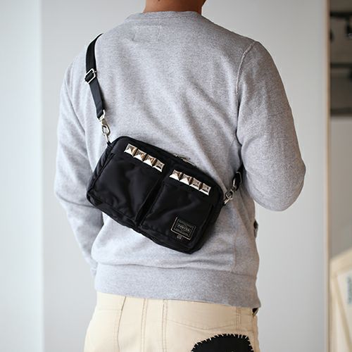 ポーター/PORTER スタッズミニショルダーバッグ