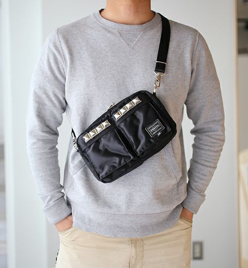 ポーター/PORTER スタッズミニショルダーバッグ