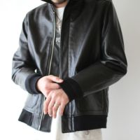 【ジャムホームメイド（JAMHOMEMADE）】レザー フライトジャケット 