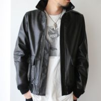 【ジャムホームメイド（JAMHOMEMADE）】レザー フライトジャケット 