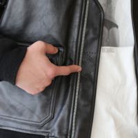 【ジャムホームメイド（JAMHOMEMADE）】レザー フライトジャケット 