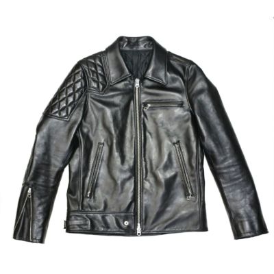 レザーライダースジャケット"LEWISON"の写真