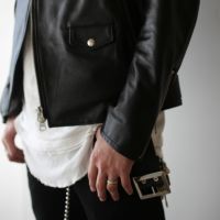 【ジャムホームメイド（JAMHOMEMADE）】レザー ライダースジャケット 
