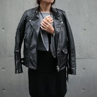【ジャムホームメイド（JAMHOMEMADE）】レザー ライダースジャケット 