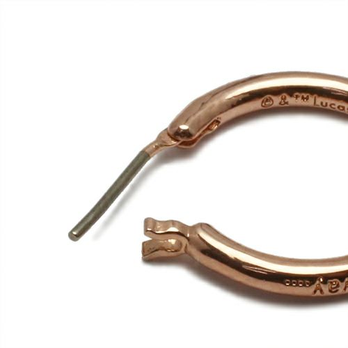 スターウォーズ "STAR WARS™" イントロダクトメッセージピアス -PINK GOLD- / 片耳