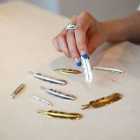 【ジャムホームメイド（JAMHOMEMADE）】NAKED フェザー ネックレス トップ L