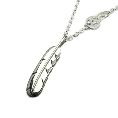 JNS796SV)NAKEDフェザーネックレスM(L_Roll)｜アクセサリー通販の