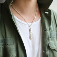 【ジャムホームメイド（JAMHOMEMADE）】NAKED フェザー ネックレス M (L_Roll)