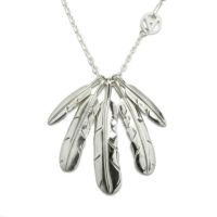 CALEE × JAM  MADE フェザー　コラボネックレス CALEE × JAM MADE フェザー コラボネックレス calee シルバー