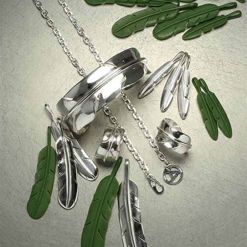 JNS800SV)NAKEDフェザーネックレス17thSET｜アクセサリー通販のジャム