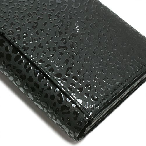 【ジャムホームメイド（JAMHOMEMADE）】印傳 - 印伝屋 長財布 束入れ がま口財布 レオパード柄