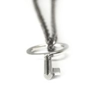 JNCSET0607)キー & ロックラブネックレス / ペアネックレス