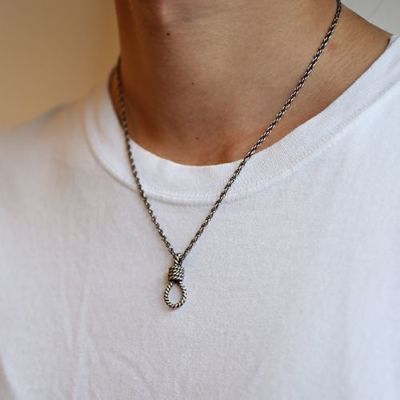 パイレーツ・オブ・カリビアン/ワールド・エンドロープネックレスM-シルバーの写真