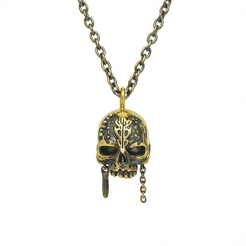 JWDNC81V)パイレーツ・オブ・カリビアン/最後の海賊スカルネックレス