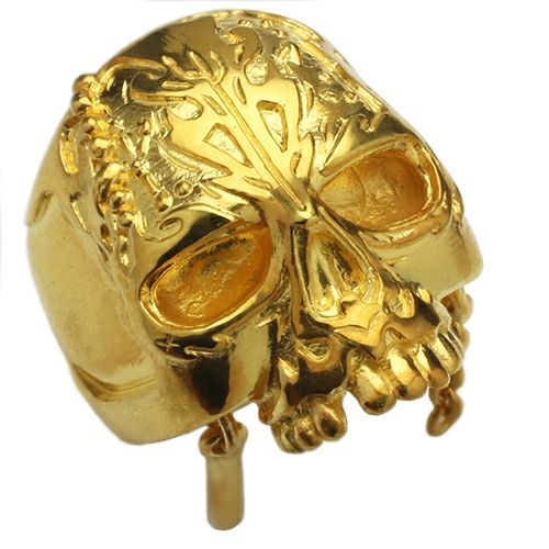 入手困難　製造中止　髑髏名誉指輪　新入荷 楽天市場】指輪 18k ゴールド メンズ リング スカル ドクロ 誕生石 一