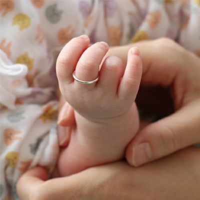 名もなき指輪ベビーリングキット-シルバー925/お誕生日・出産祝いの写真