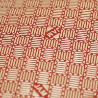 印傳屋(印伝屋） がま口ロングウォレット RED×WHITE -ANECHOIC- / 長財布 / 財布・革財布
