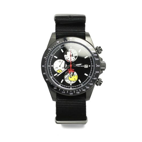 シークレットミッキーマウスウォッチタイプ1NATO-ブラック/腕時計