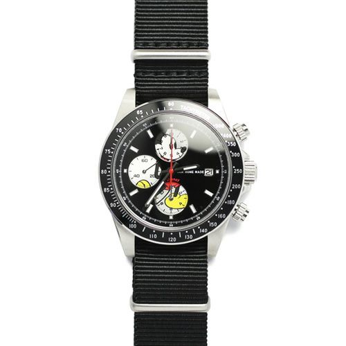 【ジャムホームメイド（JAMHOMEMADE）】シークレット ミッキー ウォッチ タイプ1 NATO - シルバー / 腕時計