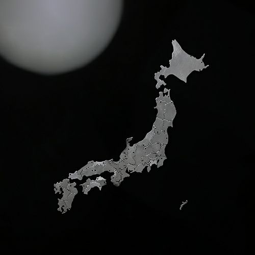 【ジャムホームメイド（JAMHOMEMADE）】日本地図 鹿児島県 ネックレス