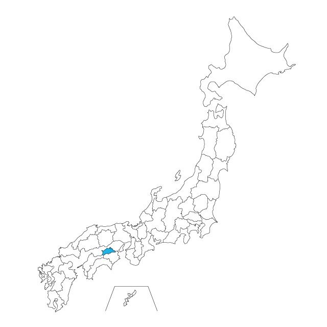 【ジャムホームメイド（JAMHOMEMADE）】日本地図 香川県 ネックレス