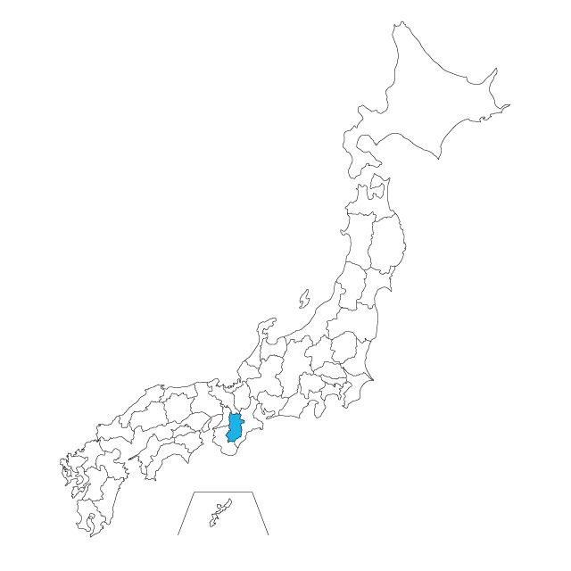 【ジャムホームメイド（JAMHOMEMADE）】日本地図 奈良県 ネックレス