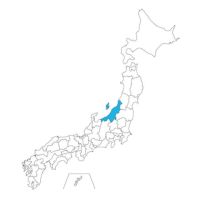 【ジャムホームメイド（JAMHOMEMADE）】日本地図 新潟県 ネックレス