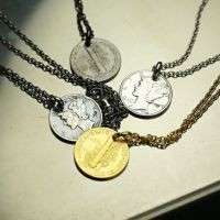 JAM  MADE ヴィンテージマーキュリーコインネックレス ヴィンテージ マーキュリー コイン ネックレス シルバー925 メンズ