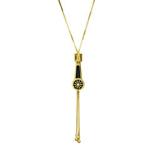 JJO018)ジョジョの奇妙な冒険 黄金の風ジッパーネックレス  