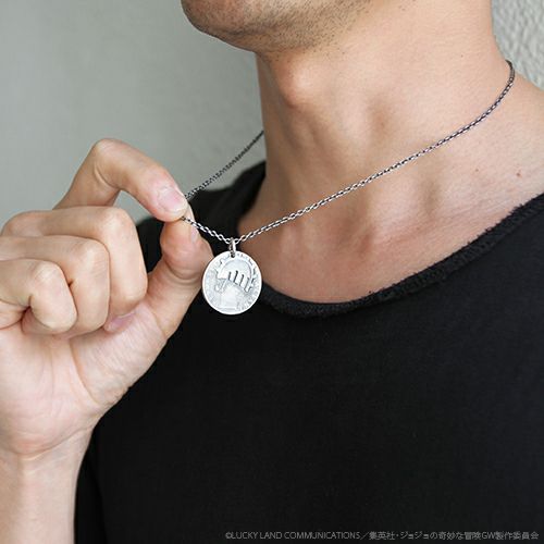 JJO015)ジョジョの奇妙な冒険 黄金の風コインネックレス(ブローノ 