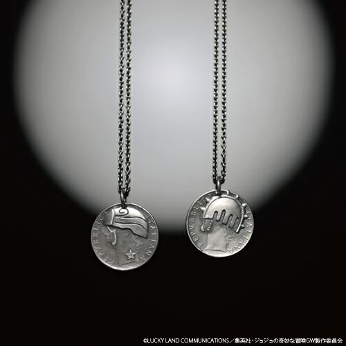 ジョジョの奇妙な冒険 コイン ネックレス ジョルノ ジョバァーナ アクセサリー通販のジャムホームメイド Jam Home Made
