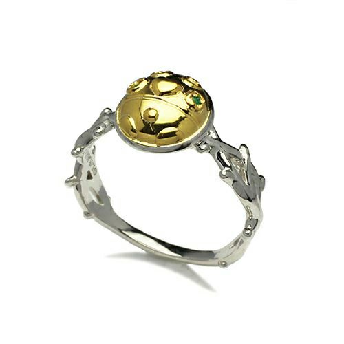 ジョジョの奇妙な冒険 黄金の風リング 指輪 ゴールド エクスペリエンス アクセサリー通販のジャムホームメイド Jam Home Made