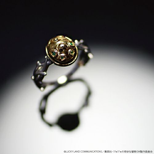 ジョジョの奇妙な冒険 黄金の風リング 指輪 ゴールド エクスペリエンス アクセサリー通販のジャムホームメイド Jam Home Made