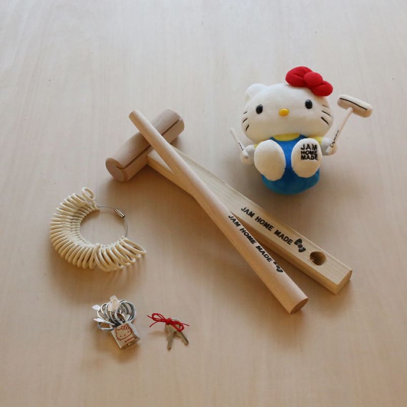 【ジャムホームメイド（JAMHOMEMADE）】ハローキティ 名もなき指輪キット - HELLO KITTY NAMELESS RING KIT -シルバー925- /ペアリング