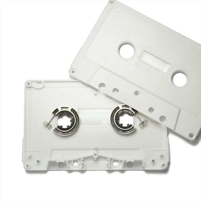 【ジャムホームメイド（JAMHOMEMADE）】カセットテープ ハブ ピアス - ブラック / 両耳