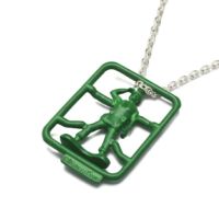 【ジャムホームメイド（JAMHOMEMADE）】トイ・ストーリー / TOYSTORY グリーンアーミーメン ネックレス
