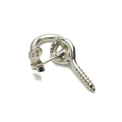 【ジャムホームメイド（JAMHOMEMADE）】スクリューアイ ピアス - シルバー / 片耳