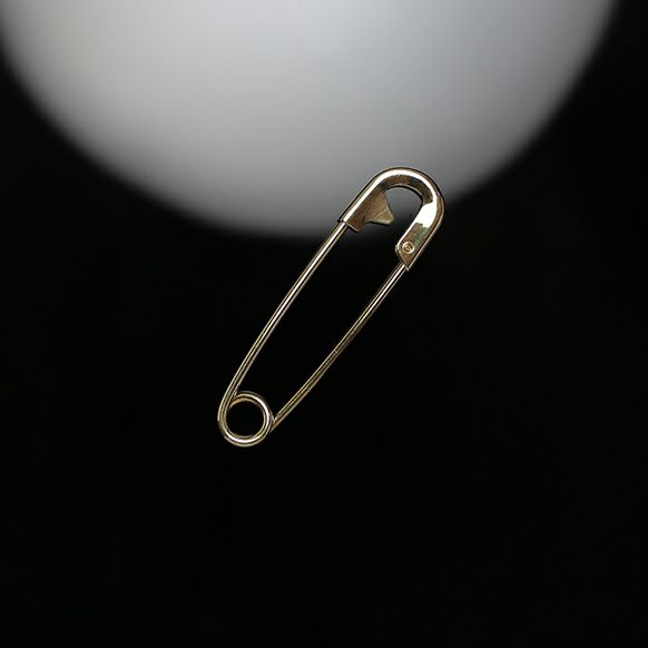 【ジャムホームメイド（JAMHOMEMADE）】カスタマイズ 安全ピン（セーフティピン） S - K18イエローゴールド