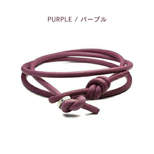 【ジャムホームメイド（JAMHOMEMADE）】3月 誕生石 ディア レザー ブレスレット 3巻 - アクアマリン