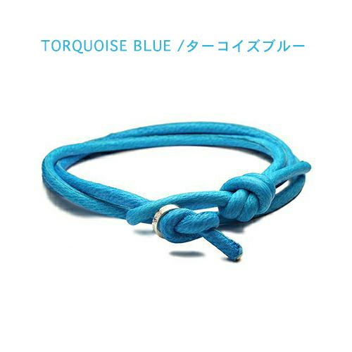 【ジャムホームメイド（JAMHOMEMADE）】3月 誕生石 ディア レザー ブレスレット 3巻 - アクアマリン