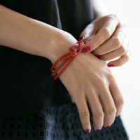【ジャムホームメイド（JAMHOMEMADE）】ディア レザー ブレスレット 3巻 - ブラックダイヤモンド